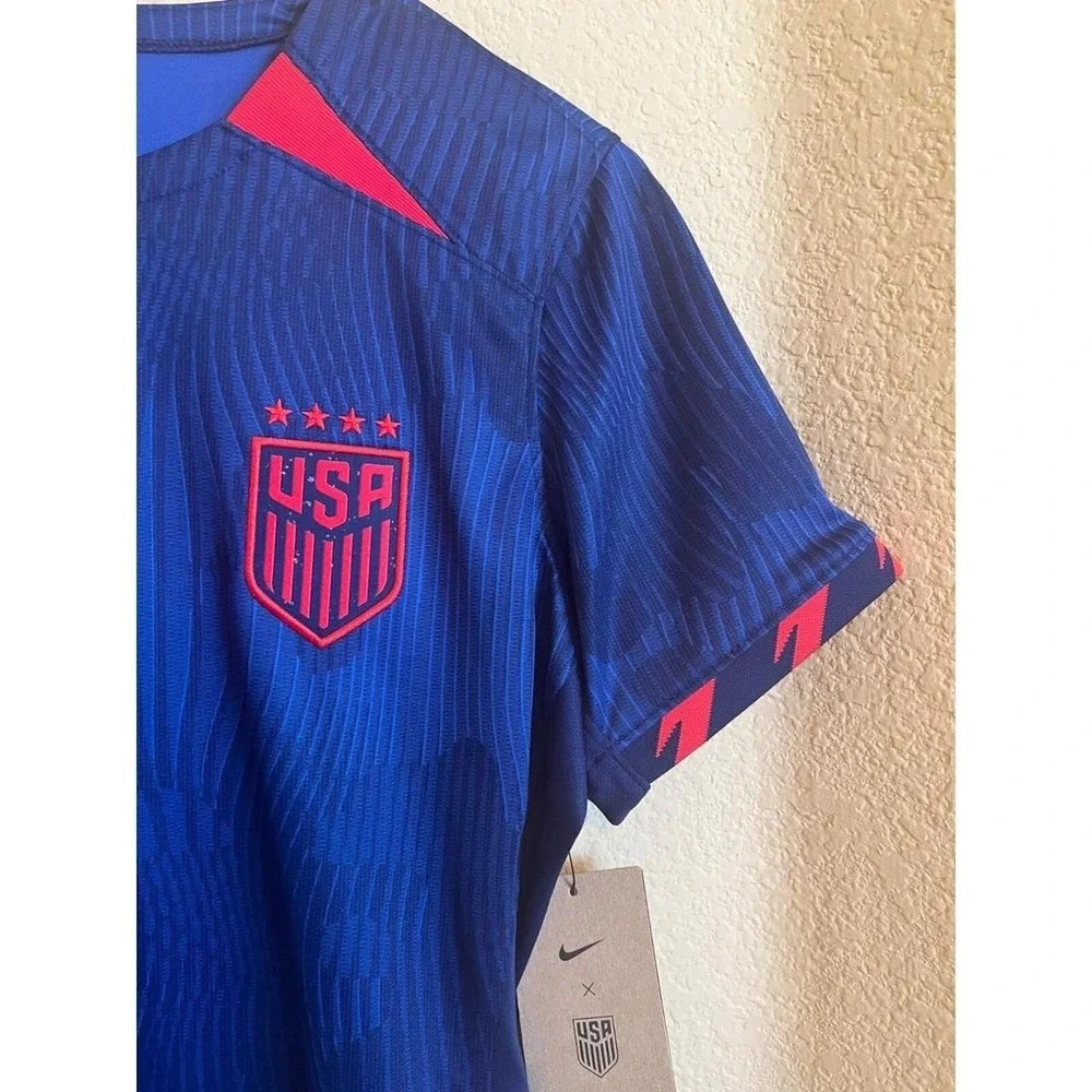 Nike USWNT 2022/23 Match Away Jersey Womens XL Blue Red Soccer DN0622-493 NEW